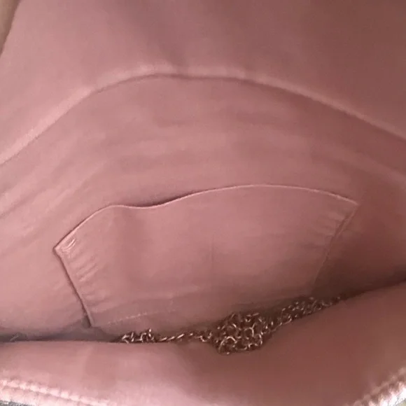 Elegant Blue and Gold Embroidered Clutch - Picture 3 of 5